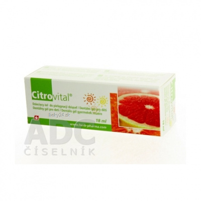 Herb Pharma Citrovital Dentálny gél pre deti 18 ml