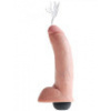 Striekajúce realistické dildo so semenníkmi King Cock 9
