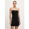 Šaty adidas Originals Tank Dress čierna farba, mini, priliehavé, JW7266 S