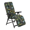 Polohovacie záhradné kreslo s podnožkou Lena Plus Black Edition G058-02PB PATIO