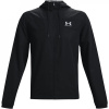 Under Armour Men's Sportstyle Water Resistant Wind Resistant Long Sleeve Windbreaker Triple Black L