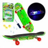 MINI SKATEBOARD NA PRSTY PRE DETI SO SVETLOM FINGERBOARD LED SET