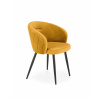 HALMAR Jedálenské kreslo K430 horčicovo žlté