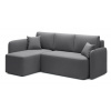 Textilomanie AKCIA Tmavosivá rohová sedacia súprava HADSON pravý roh II. akosť Varianta: Pravý roh