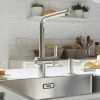 FRANKE FC 5489.501 Atlas Neo Sensor páková drezová batéria, hybridná (batériová prevádzka), výška výtoku 269 mm, celonerezová, 115.0625.489