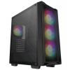 DEEPCOOL skříň CC560 MESH V2 / ATX / 4x120 mm fan ARGB / USB 3.0 / USB 2.0 / mesh panel / černá (R-CC560-BKAMA4-G-2)