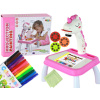LEAN TOYS Vložky do projektorových pier s jednorožcom, ružové