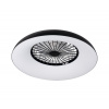 | Kanlux 46371 - LED RGBW stmievateľné svietidlo s ventilátorom PLAVE PAN LED/48W/230V CCT čierne + diaľkový ovládač | 46371