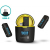 Connect IT ClipMic Pro, bezdrôtový mikrofón, USB-C, 2 ks + receiver, čierny CMI-1020-BK
