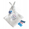 Plyšový zajačik na maznanie Mon Doudou Unicef Collection Doudou et Compagnie v darčekovom balení s vrecúškom biely 10 cm od 0 mes