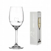 Diamante poháre na biele víno so Swarovski kryštálmi Petit Heart 240 ml 1KS