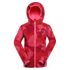 ALPINE PRO EZORO RUŽOVÁ DETSKÁ SOFTSHELLOVÁ BUNDA S MEMBRÁNOU 92-98