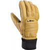 Lyžiarske rukavice Leki Copper 3D Pro - tan/black 8.0