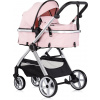 CHIPOLINO Kočík kombinovaný Vista 2v1 Pink Marshmallow