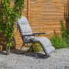 Polohovacie záhradné kreslo s podnožkou Samar Hoch H039-06PB PATIO