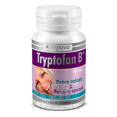 kompava Tryptofan B+ cps 500 mg (Dobrá nálada a spánok) 1x60 ks