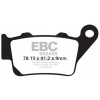 EBC brzdové doštičky FA213V