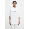 Bavlnené tričko VETEMENTS All You Need Oversized biela farba, s potlačou, UA66TR690W
