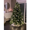 Umelý vianočný stromček NORDMANN LED, plast, výška 210 cm bez stojana