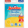 Spontex Absorb+ Microfibre utierky z mikrovlákna 3 ks
