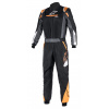 Alpinestars FIA kombinéza Atom Graphic, Čierna/antracitová/oranžová fluo