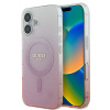 Guess IML trblietavý prechodový kryt s MagSafe na iPhone 16 Plus (GUHMP16MHGRCELP) - ružový KF2340558