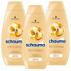 Schauma Q10 3 x 400 ml šampóny pre jemné a oslabené vlasy