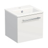Kúpeľňová skrinka s umývadlom Intedoor TRENTA 40 cm biela matná TRE MINI 40 1Z S 379