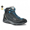 Asolo Nucleon Mid GV graphite/silver/cyan blue dámská UK 4,5 obuv