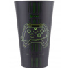 CurePink Černá sklenice Xbox Controller 400 ml