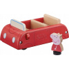 TM TOYS Prasiatko Peppa Drevené auto s figúrkou