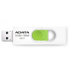 ADATA Flash Disk 64GB UV320, USB 3.1 Dash Drive, bílá/zelená AUV320-64G-RWHGN