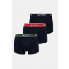 Boxerky Lacoste 3-pak pánske, tmavomodrá farba, 5H1297