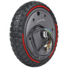 LYXM293-3 Pre Xiaomi Mi Electric Scooter 1S / M365 Pro / M365 250W Motor Elektrická kolobežka Gumené koleso, 8.5x2-6.1 palca - Červená