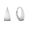 Strieborné náušnice trojuholníky 61074