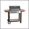 HECHT – Plynový gril s 3 horákmi, 10,5 kW, liatinovým roštom FIREWOOD