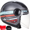 LS2 OF562 AIRFLOW RONNIE SILVER OPEN HELMET JET (LS2 OF562 AIRFLOW RONNIE SILVER OPEN HELMET JET)