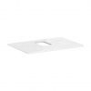 Hansgrohe Xelu Q Doska pod umývadlo 78x55 cm, výrez uprostred, lesklá biela 54120050-HG