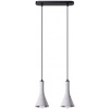 Sollux Lighting Rea závesné svietidlo 2x12 W čierna-sivá/popolnato sivá SL.1224