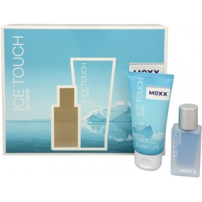 Mexx Ice Touch Woman 2014, Darčeková sada, Dámska vôňa, toaletná voda 15ml + sprchový gel 50ml