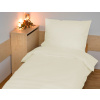 Brotex Prodloužené povlečení bavlna UNI 140x220, 70x90cm smetanové (Zapínání: zipový uzávěr)