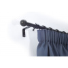 Držiak ohnutý na jednu tyč /pár/ Garníže farba: Čierna