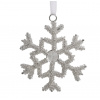 Chic Antique Champagne antik závesná dekorácia snehová vločka Snowflake - 9 cm - Chic Antique