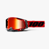 100% Racecraft 2 red mirror red lens