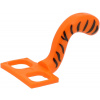 15504pb04 Orange Minifigure Costume Tail Cat with Black Tiger Stripes Pattern (Oranžový kostým minifigurky kočky s ocasem a vzorem černých tygřích pruhů)