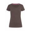 Tričko STEDMAN Claire Crew Neck, Dark Chocolate hnedá, XL