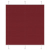 VidaXL Plisovaná roleta Bordová Červená 115 x 150 cm Šírka tkaniny