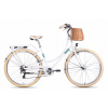 Mestsky bicykel - Dámske mestské bicykle Unibike Citizen 7 White 17 (Dámske mestské bicykle Unibike Citizen 7 White 17)