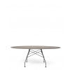 Vonkajší stôl GLOSSY OVAL, viac variantov - Kartell Farba: Starý Bronz/černá