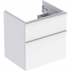 Geberit iCon - Umývadlová skrinka, 592x615x476 mm, 2 zásuvky, lesklá biela 502.303.01.2